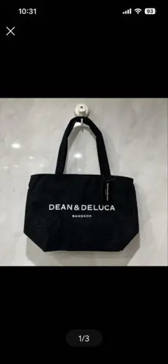 DEAN & DELUCA ブラック トートバッグ