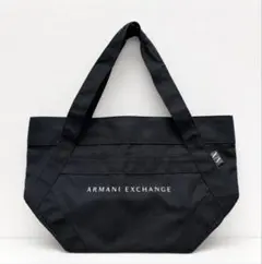 【新品】ARMANI EXCHANGE ブラック トートバッグのサムネイル