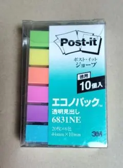 Post-it　ポスト・イット　エコノパック 透明見出し　付箋　6831NEのサムネイル