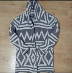 サーフ系　ネイティブ柄　ニットジャケット