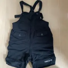 COMME CA ISM 黒 サロペット80 セレモニー　入園式　結婚式