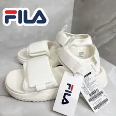 新品未使用 FILA フィラ スポーツサンダル 白 厚底のサムネイル