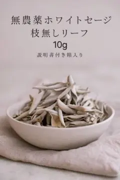 激安価格☆無農薬ホワイトセージ枝無しリーフ1KGお得業務用価額
