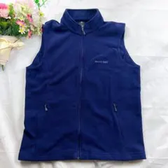 ✨モンベル シャミースベスト フリース レディースM ネイビー 1104873