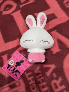 大塚愛 LOVE 우사기 ぬいぐるみストラップ