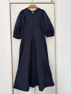 【美品】グリーンレーベルリラクシング パフスリーブ　ワンピース