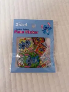 【新品未使用】スティッチ フレークシール 8デザイン×3ピース