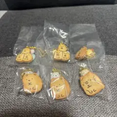 【未使用品】すみっこぐらし　ビスケットつきチャーム4キャラ6個セット