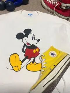 ★USA製‼️レア★80sディズニー ミッキーマウス スウェット 白 XL 大人気