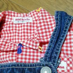 MIKI HOUSE♥️飛行機ロゴ柄シャツ♥️80