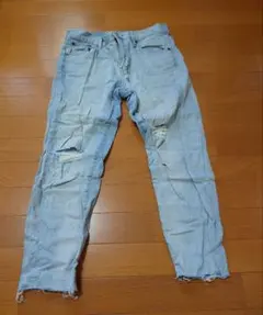 UNIQLO スリムボーイフレンドフィットアンクルジーンズ 24インチ