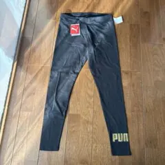 PUMA タイトフィット ブラックレギンス M