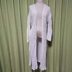 【セール中】☆ロングカーディガン☆ローリーズファーム 白