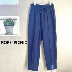 【ROPE' PICNIC】センターシーム ウエストゴムテーパードパンツ