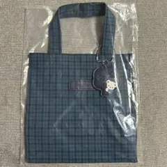 【新品未使用】familiar ファミリア トートバッグ 小 青系チェック