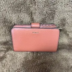 フルラ　ブラウン 二つ折り財布 レザー