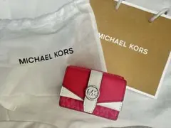 マイケルコース XS FLAP TRIFOLD ウォレット ピンク