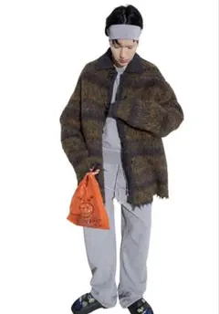 【新品未使用】PERVERZE Felted Blanket Coat