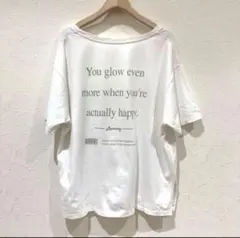 【RETRO GIRL】ロゴTシャツ バックプリント　綿100% ゆったりサイズのサムネイル