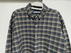 ポロ・ラルフ・ローレン チェック柄ネルシャツ 長袖XL