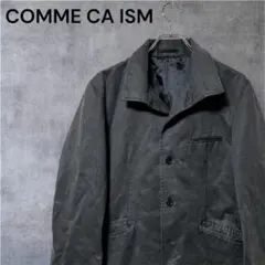 『COMME CA ISM』 (L) / メンズ コーティングジャケット 黒
