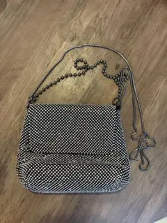 ヌエール nouer ラインストーン クラッチバッグ／ショルダーバッグ