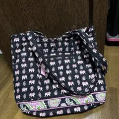 Vera Bradley キルティング トートバッグ 象柄 ラッキー象のサムネイル