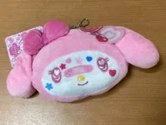 サンリオキャラクター マイメロディー　マイメロ　リール付き　パスケース　ポーチ