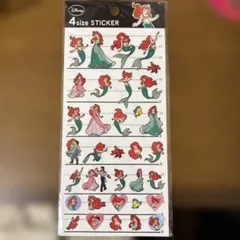 ディズニーリトルマーメイド アリエル シール　フランダー　エリック王子