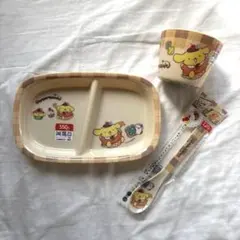 DAISO ポムポムプリン　 メラミン　食器　3点セット