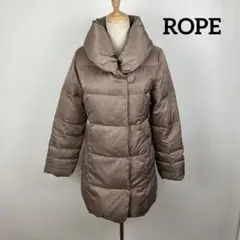 ROPE ロペ ダウンジャケット コート グレージュ 38サイズ Mのサムネイル