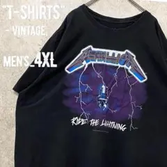 レア○vintage《メタリカ》半袖Tシャツ/ブラック/メンズ4XL