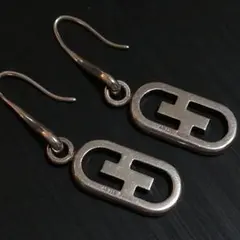 GUCCI Gロゴ シルバー ピアス