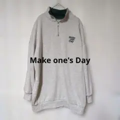Make one's Day ジップアップ トレーナー