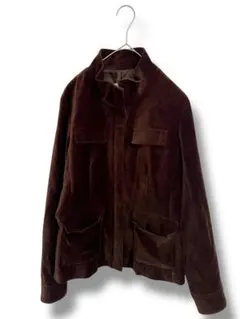 COMME CA ISM コムサイズム コーデュロイジャケットブラウンM
