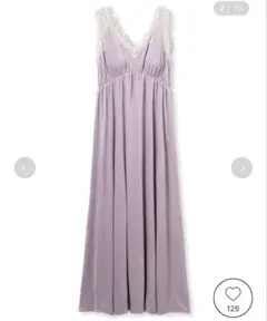 ジェラートピケ 【MUCHA】ベロア×レースカップインワンピース PPL