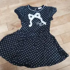 メゾピアノ　mezzo piano ワンピース　水玉