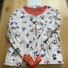 Petit Bateau 花柄カーディガン 128cm