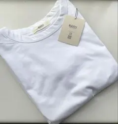 新品！NARU cotton 100%Tシャツ オフホワイトのサムネイル