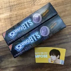 [韓国限定] OREO オレオ　BTS ホットク味 2箱セット+ テテスリーブのサムネイル
