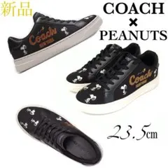 【新品箱付】COACH PEANUTS コラボ スニーカー スヌーピー