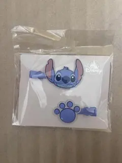 ディズニーストア　スティッチ　ヘアクリップ