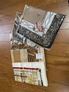 エレガントな花柄スカーフ　5枚