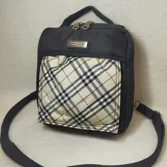 バーバリー ブラックレーベル ショルダーバッグ ノバチェック 3way