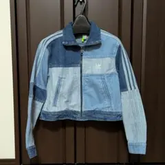 adidas×KSENIASCHNAIDER　デニムジャケット　パッチワーク