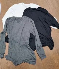 未使用　3点セット　ユニクロ　ヒートテック　長袖　クールーネック