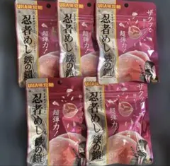 忍者めし 鉄の鎧 ピーチ味・５袋