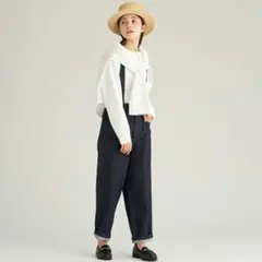 ポンポネットジュニア　アミ　AMI サス付きデニムパンツ　165のサムネイル