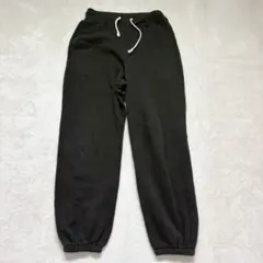 nn191 ザシンゾーン コモンスウェットパンツ 黒 ジョガーパンツ 裏起毛