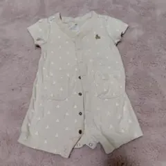 gap ベージュ ロンパース 3-6ヶ月　半袖